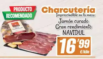 SPAR Fragadis NAVIDUL Jamón curado gran rendimiento oferta