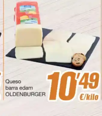 SPAR Fragadis OLDENBURGER Queso barra edam oferta