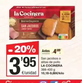 SPAR Fragadis LA COCINERA San jacobos o alitas de pollo oferta