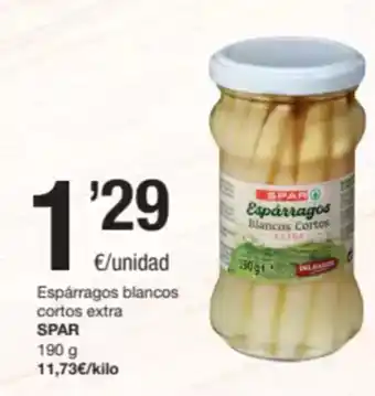 SPAR Fragadis SPAR Espárragos blancos cortos extra oferta