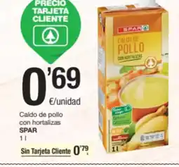 SPAR Fragadis SPAR Caldo de pollo con hortalizas oferta