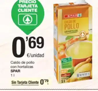 SPAR Fragadis SPAR Caldo de pollo con hortalizas oferta