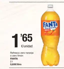 SPAR Fragadis FANTA Refresco zero naranja o zero limón oferta