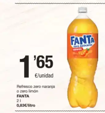 SPAR Fragadis FANTA Refresco zero naranja o zero limón oferta