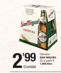 SPAR Fragadis SAN MIGUEL Cerveza oferta