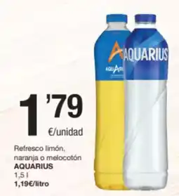 SPAR Fragadis AQUARIUS Refresco limón, naranja o melocotón oferta