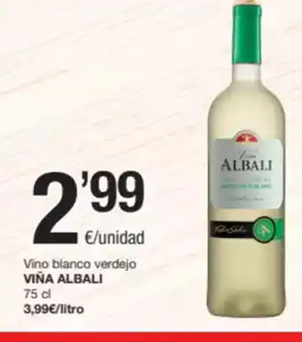 SPAR Fragadis VIÑA ALBALI Vino blanco verdejo oferta