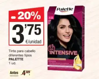 SPAR Fragadis PALETTE Tinte para cabello diferentes tipos oferta