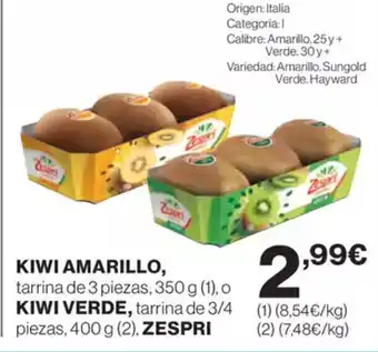 Supercor Exprés Kiwi amarillo oferta