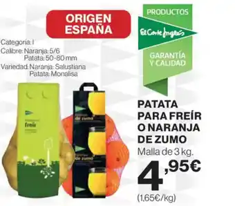 Supercor Exprés Patata para freír o naranja de zumo oferta