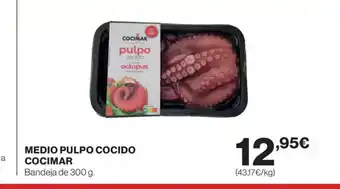 Supercor Exprés COCIMAR Medio pulpo cocido oferta