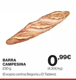 Supercor Exprés Barra campesina oferta