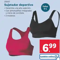 Lidl CRIVIT Sujetador deportivo oferta