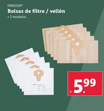 Lidl PARKSIDEⓇ Bolsas de filtro / vellón oferta