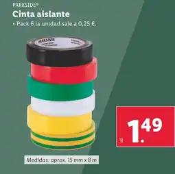 Lidl PARKSIDE® Cinta aislante oferta