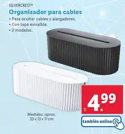 Lidl SILVERCREST® Organizador para cables oferta