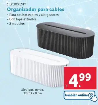 Lidl SILVERCREST® Organizador para cables oferta