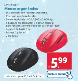 Lidl SILVERCREST® Mouse ergonómico oferta