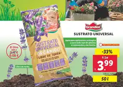 Lidl GRANDIOL Sustrato universal oferta