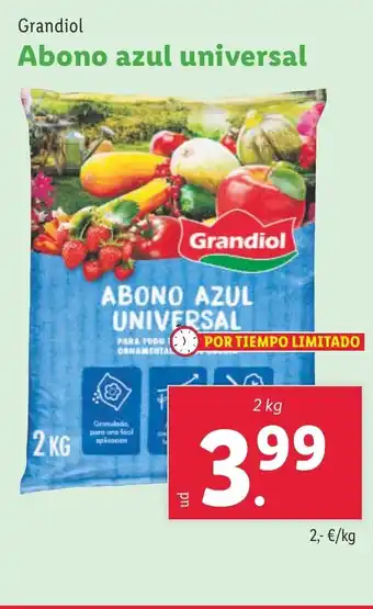 Lidl GRANDIOL Abono azul universal oferta