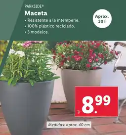 Lidl PARKSIDE® Maceta oferta