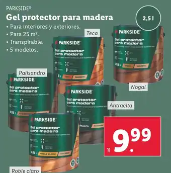 Lidl PARKSIDE® Gel protector para madera oferta