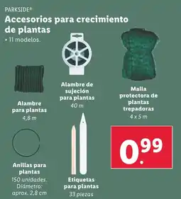 Lidl PARKSIDE® Accesorios para crecimiento de plantas oferta