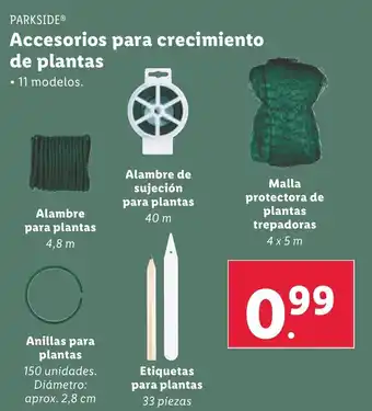 Lidl PARKSIDE® Accesorios para crecimiento de plantas oferta