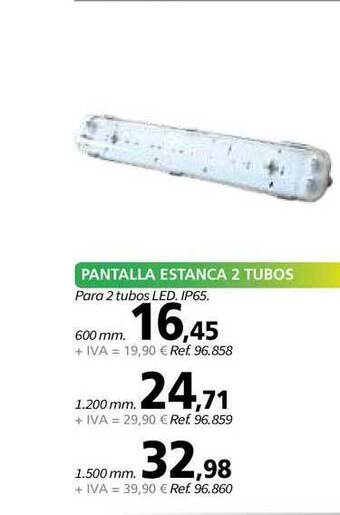 Coferdroza Pantalla Estanca 2 Tubos oferta