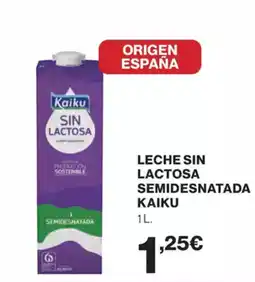 Supercor Exprés KAIKU Leche sin lactosa semidesnatada oferta