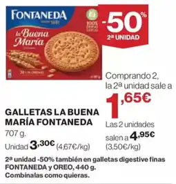 Supercor Exprés FONTANEDA Galletas la buena maría oferta