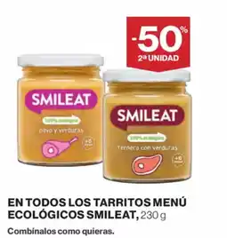 Supercor Exprés SMILEAT En todos los tarritos menú ecológicos oferta