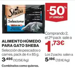 Supercor Exprés SHEBA Alimento húmedo para gato oferta