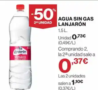 Supercor Exprés LANJARÓN Agua sin gas oferta