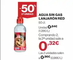 Supercor Exprés LANJARÓN RED Agua sin gas oferta