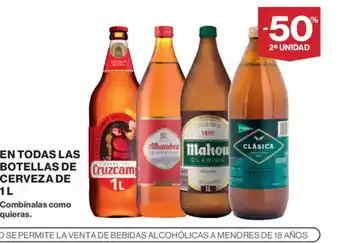 Supercor Exprés En todas las botellas de cerveza oferta