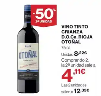 Supercor Exprés OTOÑAL Vino tinto crianza d.o.ca. rioja oferta