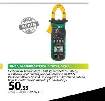 Coferdroza Pinza Amperimétrica Digital Acha oferta