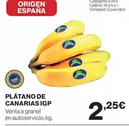 El Corte Inglés Plátano de canarias igp oferta
