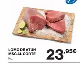 El Corte Inglés Lomo de atún msc al corte oferta