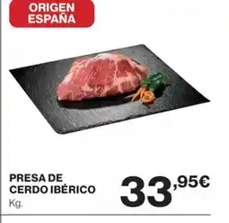 El Corte Inglés Presa de cerdo ibérico oferta