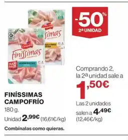 El Corte Inglés Finíssimas campofrío oferta