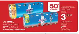 El Corte Inglés ACTIMEL oferta