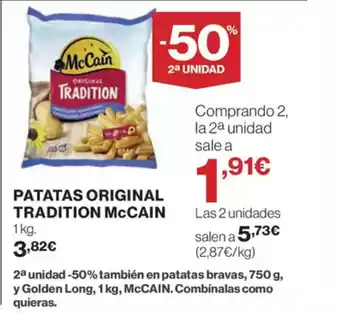 El Corte Inglés MCCAIN Patatas original tradition oferta