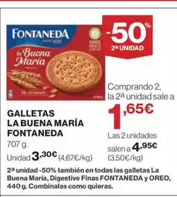 El Corte Inglés FONTANEDA Galletas la buena maría oferta