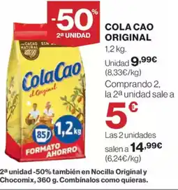 El Corte Inglés COLA CAO Original oferta