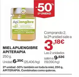 El Corte Inglés APITERAPIA Miel apijengibre oferta