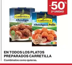 El Corte Inglés CARRETILLA En todos los platos preparados oferta