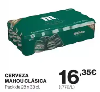 El Corte Inglés MAHOU CLÁSICA Cerveza oferta