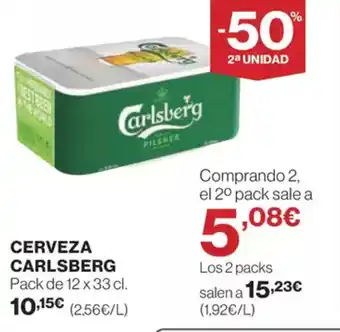 El Corte Inglés CARLSBERG Cerveza oferta